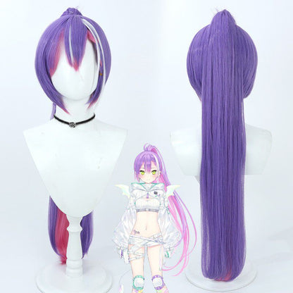 VTuber Cosplay Wigs Tokoyami Towa Cyberpunk Hololive 4th Gen