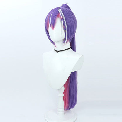 VTuber Cosplay Wigs Tokoyami Towa Cyberpunk Hololive 4th Gen