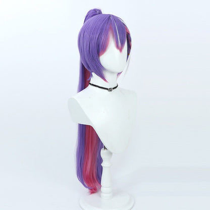 VTuber Cosplay Wigs Tokoyami Towa Cyberpunk Hololive 4th Gen