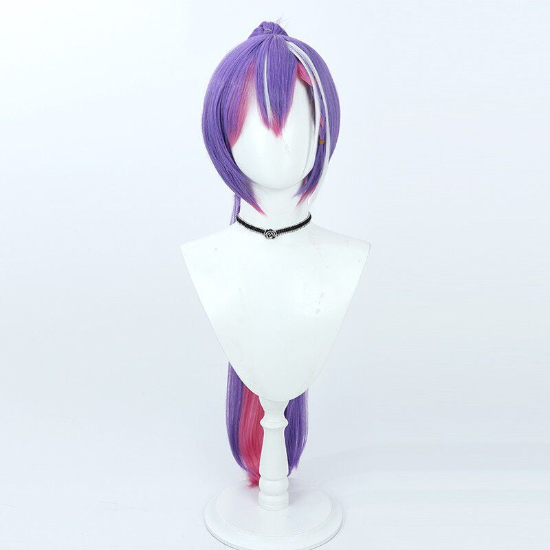 VTuber Cosplay Wigs Tokoyami Towa Cyberpunk Hololive 4th Gen