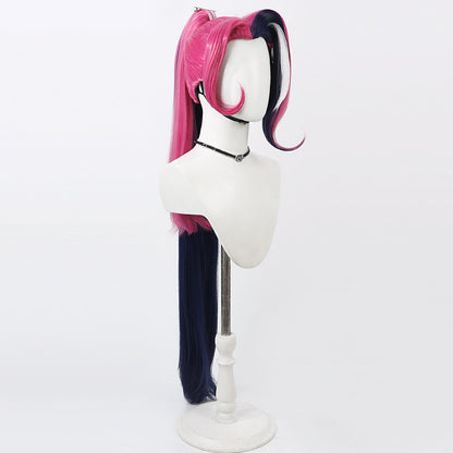 Velvette Cosplay Wigs Hazbin Hotel Split Ponytail Wigs