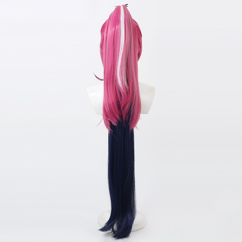 Velvette Cosplay Wigs Hazbin Hotel Split Ponytail Wigs