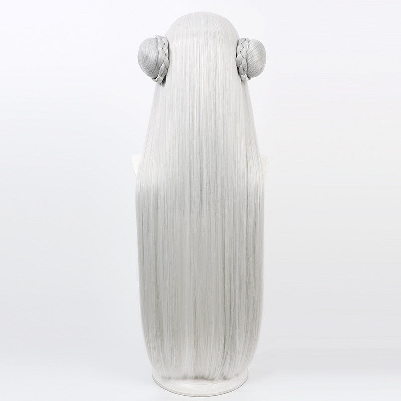 Victoria Brightshield Cosplay Wigs NIJISANJI VTuber Silver Wigs
