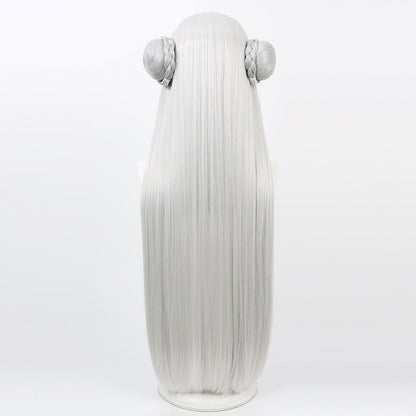 Victoria Brightshield Cosplay Wigs NIJISANJI VTuber Silver Wigs