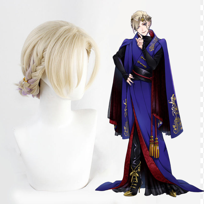 Vil Schoenheit Cosplay Wigs Updo Hairstyle Disney Twisted-Wonderland