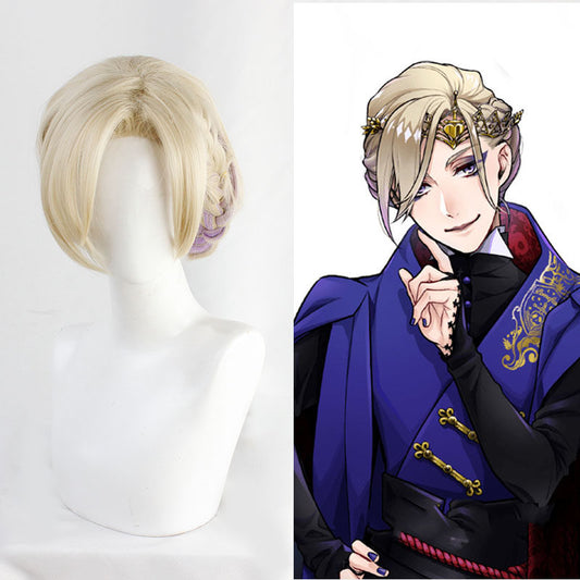 Vil Schoenheit Cosplay Wigs Formal Updo Wigs Disney Twisted-Wonderland