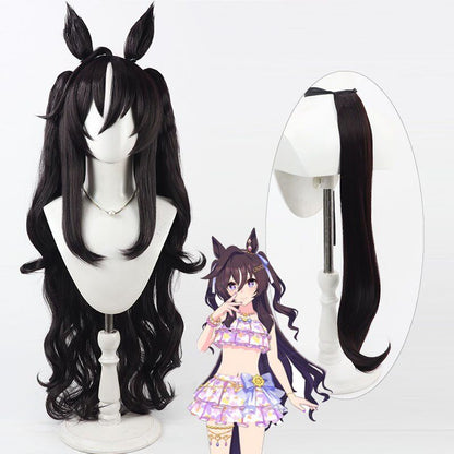 Vivlos Cosplay Wigs Swimwear Outfits Pretty Derby Wavy Long Wigs