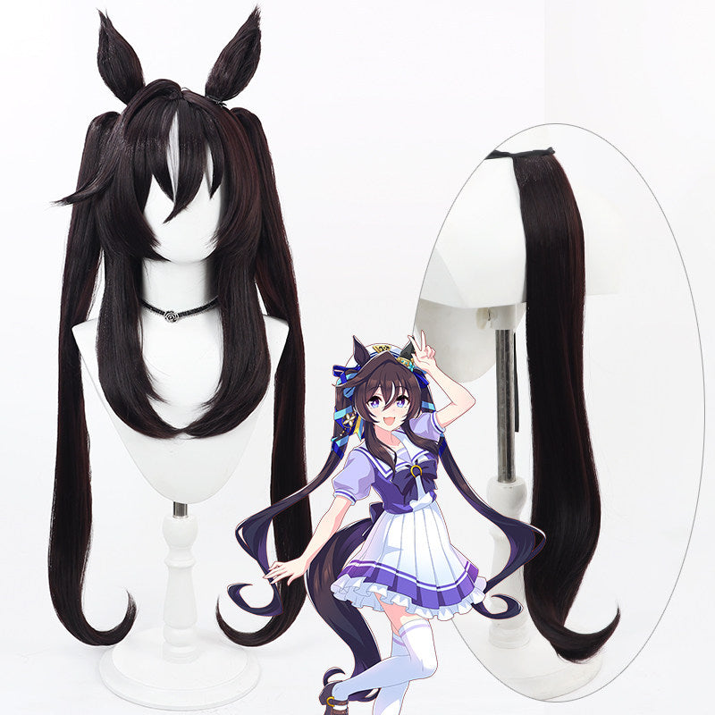 Vivlos Wigs Pretty Derby Dark Brown Ears Tail Pretty Derby