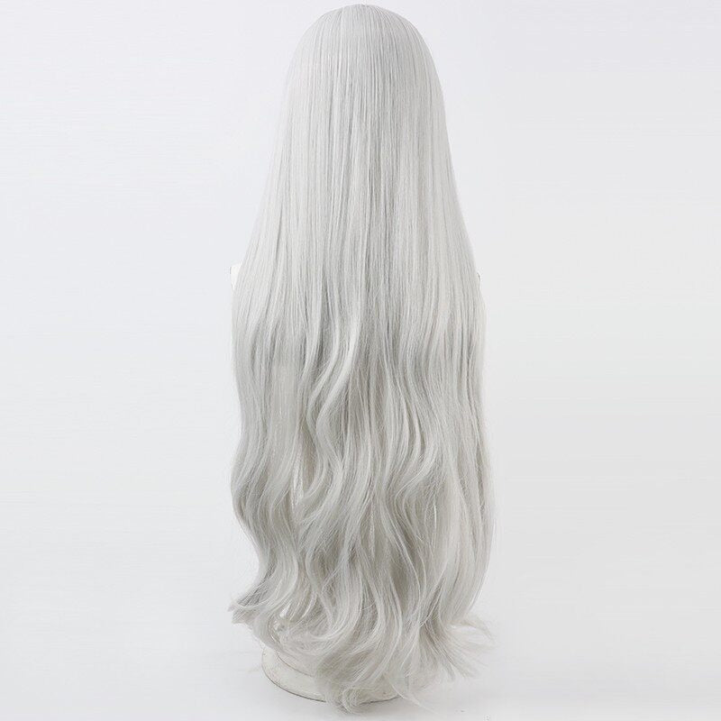 Vtuber Cosplay Wigs Isekaijoucho Silver Curly Wigs KAMITSUBAKI STUDIO