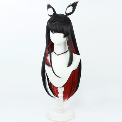 Wakamo Kosaka Cosplay Wigs Blue Archive Black Red Wigs