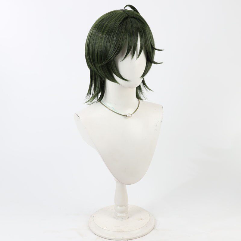 Wakasa Fuyu Cosplay Wigs Short Wigs Blue Archive