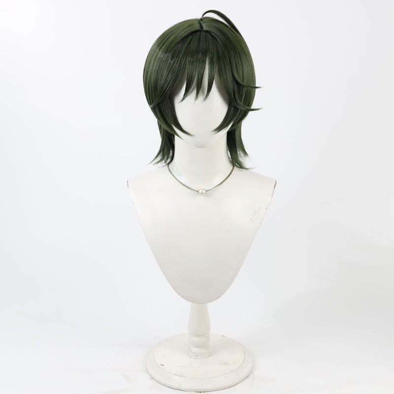 Wakasa Fuyu Cosplay Wigs Short Wigs Blue Archive