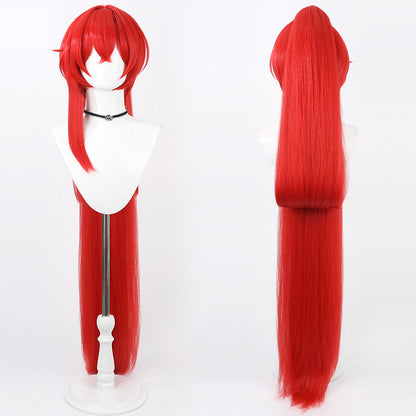 Wuthering Waves Cosplay Wigs Games Yinlin Red Wigs