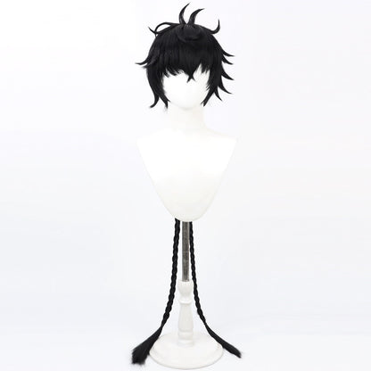 Wuthering Waves Games Cosplay Wigs Male Rover Black Wigs