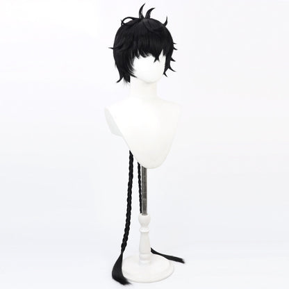 Wuthering Waves Games Cosplay Wigs Male Rover Black Wigs
