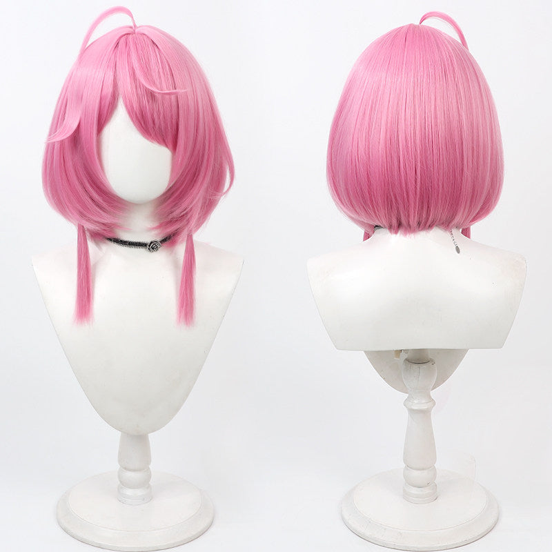 Wuthering Waves Taoqi Cosplay Wigs Pink Short Wigs