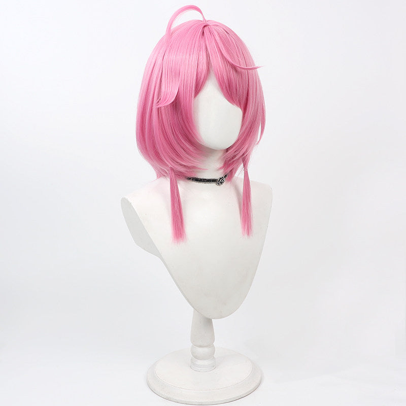 Wuthering Waves Taoqi Cosplay Wigs Pink Short Wigs