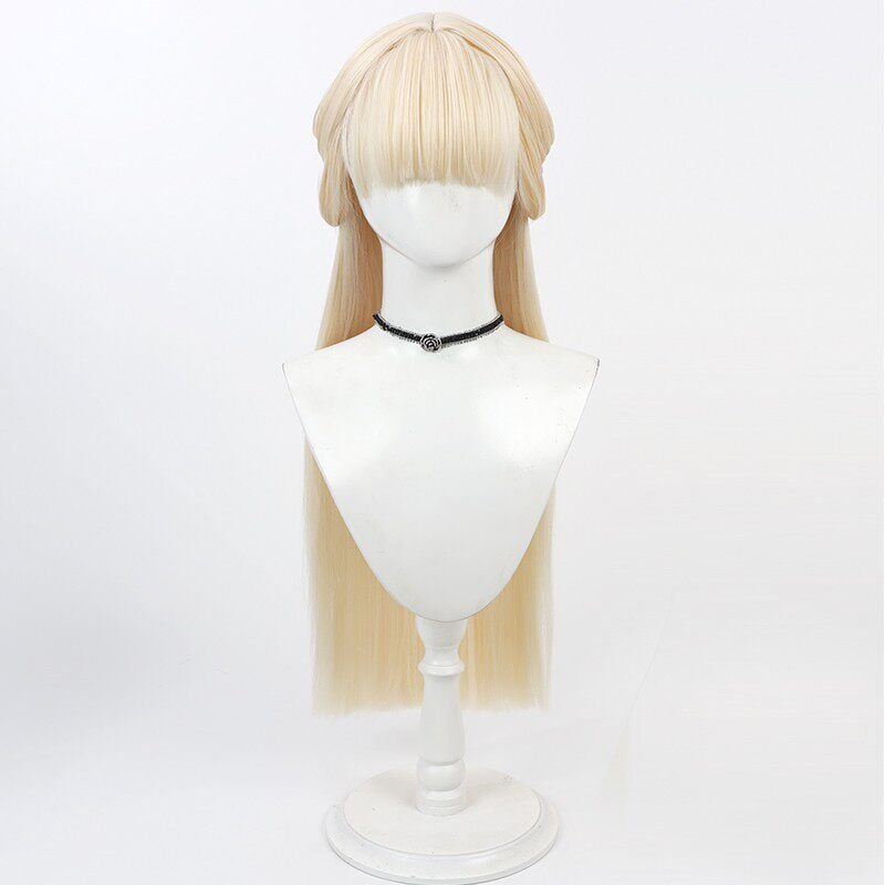 Yuki Nekoyashiki Cosplay Wigs Pale Yellow Wigs Cure Nyammy Wonderful PreCure!