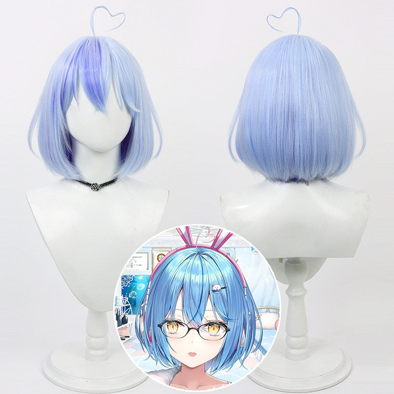 Yukihana Lamy Cosplay Wigs Hololive Short Wigs Virtual Youtuber