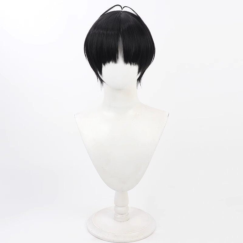 Yumeoi Kakeru Cosplay Wigs NIJISANJI VTuber Black Wigs