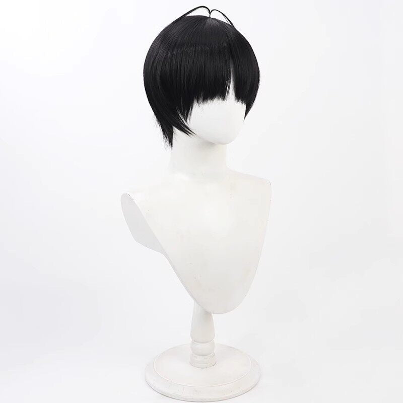 Yumeoi Kakeru Cosplay Wigs NIJISANJI VTuber Black Wigs