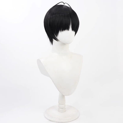 Yumeoi Kakeru Cosplay Wigs NIJISANJI VTuber Black Wigs