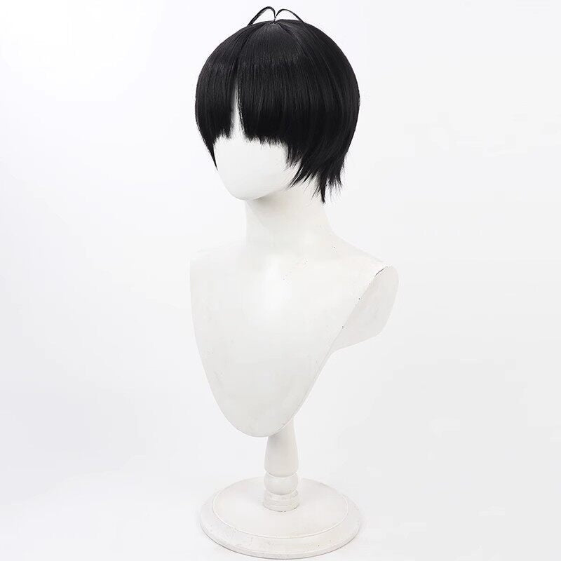 Yumeoi Kakeru Cosplay Wigs NIJISANJI VTuber Black Wigs