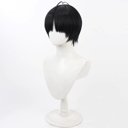 Yumeoi Kakeru Cosplay Wigs NIJISANJI VTuber Black Wigs