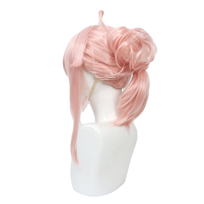 Yutori Natsu Cosplay Wigs Pink High Pony Wigs Blue Archive