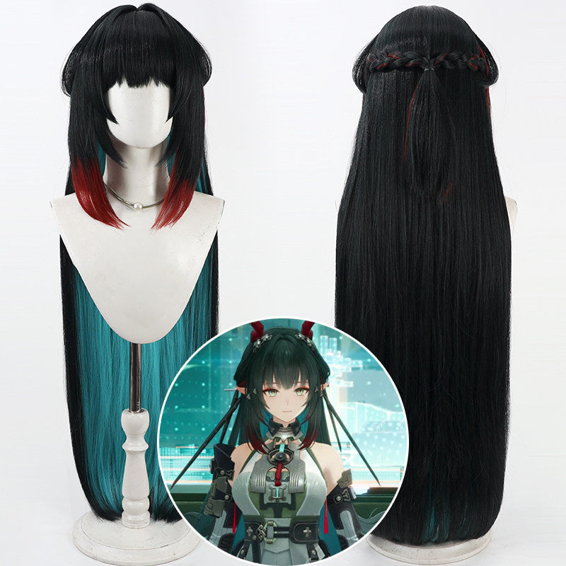 Zhuang Fangyi Cosplay Wigs Multi Gradient Wig Arknights: Endfield