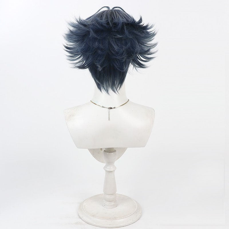Zuo Le Cosplay Wigs Grey Blue Wigs Arknights